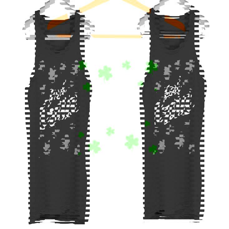 Good Craic Fun Irish Slang Shamrocks St Patricks Day Clovers Tank Top