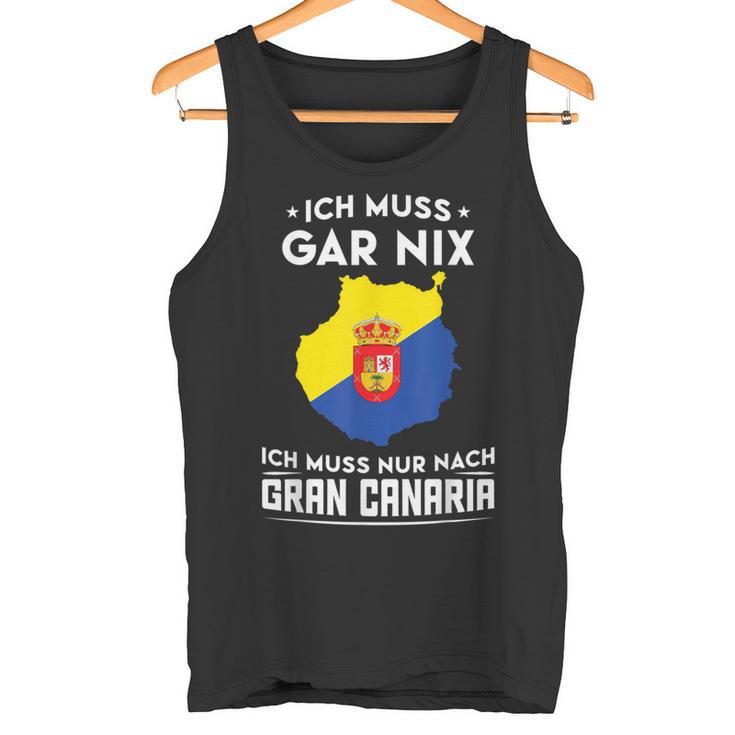 Gran Canaria Flag Travel Tank Top