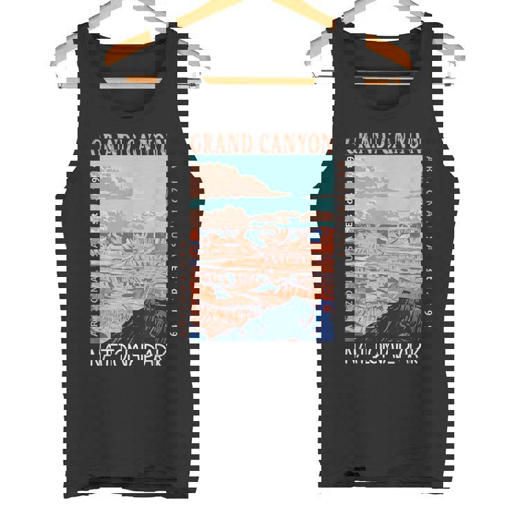 Grand Canyon National Park Arizona Envejecidointage Camiseta sin mangas