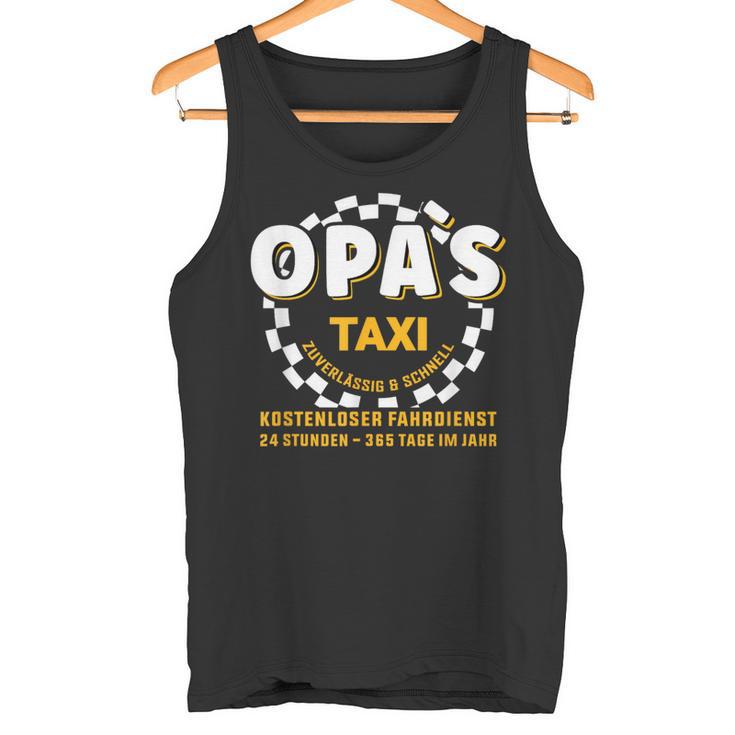 Grandpa's Taxi Chauffeur Auto Fahrbring Und Bringen Tank Top