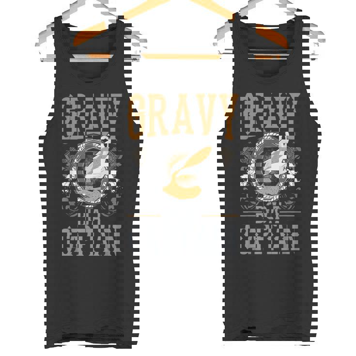 Gravy Boat Captain Thanksgiving Turkey Day Family Dinner Tank Top