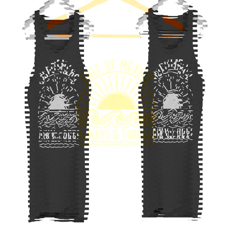 Gulf Of Mexico Always & Forever Vintage Sunset Political Tank Top