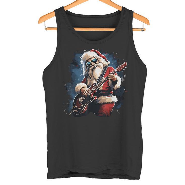 Hab Einen Rock & Roll Christmas Rock Santa Music Lovers Tank Top