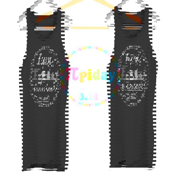 Happy Pi Day 314 Be Irrational Cute Mathematic Math Teacher Tank Top
