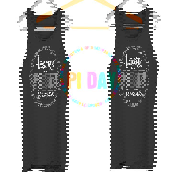 Happy Pi Day Pie Math Coach Teacher Pi Day Lover Nerdy Tank Top