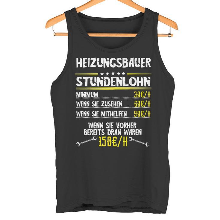 Heating Builder Hourly Wage Sanitary Mechanic Work Tank Top