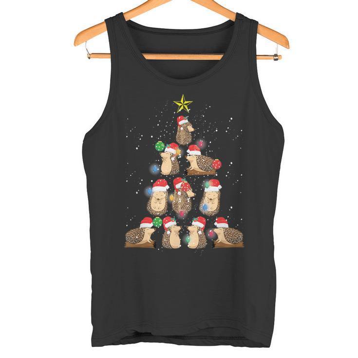 Hedgehog Christmas Animal Xmas Animal Love Pet Tank Top