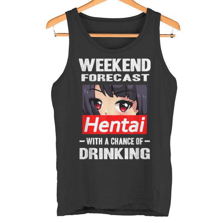 Hentai Drinking Japanese Anime Manga Tank Top