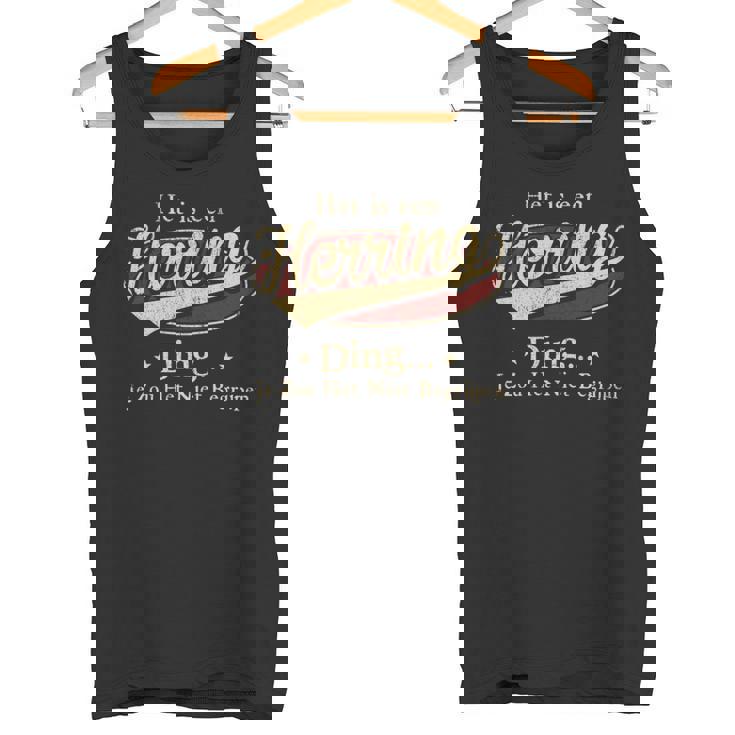 Het Is Een Herring Ding Je Zou Het Niet Begrijpen Tank Top