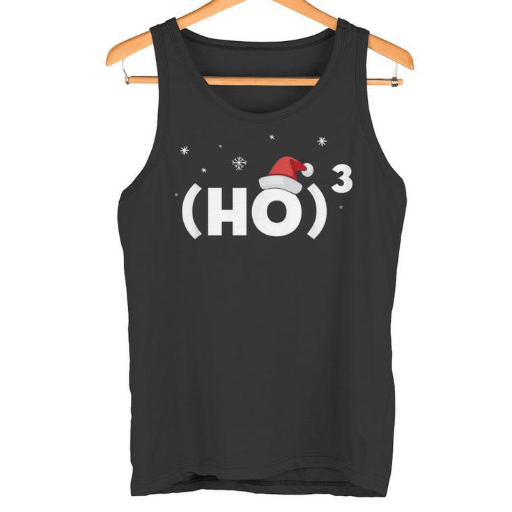 Ho Ho Ho Maths Formula Santa Christmas Tank Top