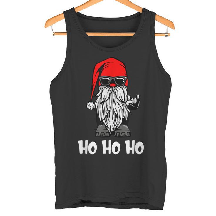 Ho Ho Ho Xmas Christmas Cool Santa Costume Tank Top