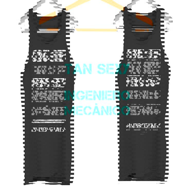 Hombre Ingeniero Mecanico Sexy Regalo Original Graduación Camiseta sin mangas