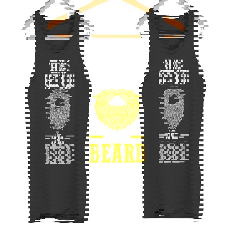 Hombre Las Cosas Envejecen No La Barba Las Barbas Camiseta sin mangas