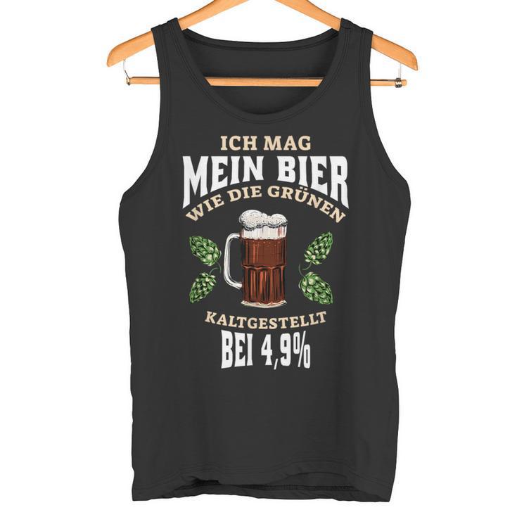 Ich Mag Mein Bier Kaltgestellt Tank Top