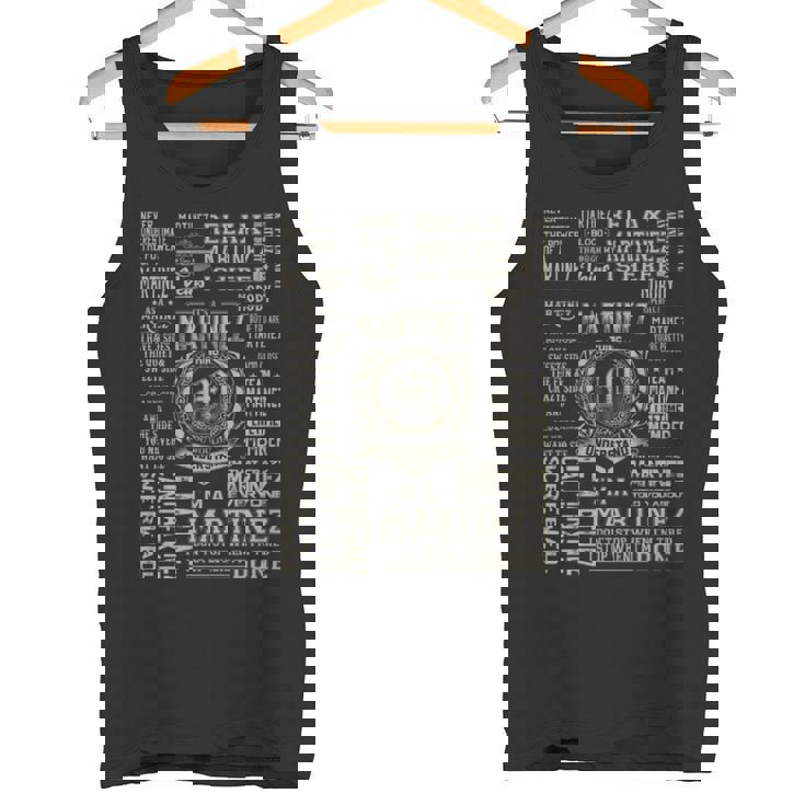 It's A Martinez Thing Martinez Name Tank Top