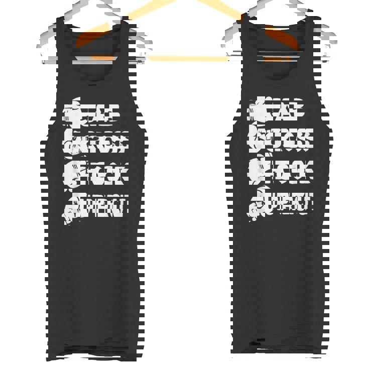 Jab Cross Hook Uppercut Boxeador Para Amantes Del Boxeo Gimnasio Kickboxing Camiseta sin mangas