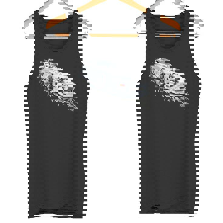 Jdm Supra Drift Automoción Coche Deportivo Tuning Deportes Camiseta sin mangas