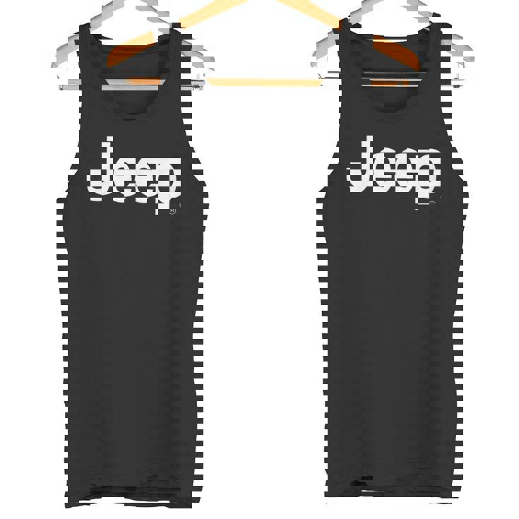 Jeep Classic Text Logo Tank Top