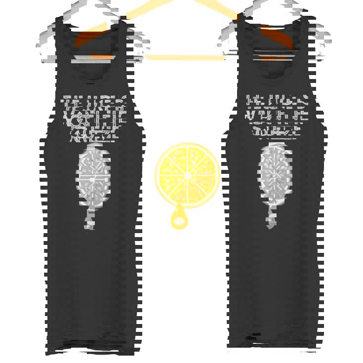 The Juice Is Worth The Squeeze Orange Juice Tank Top