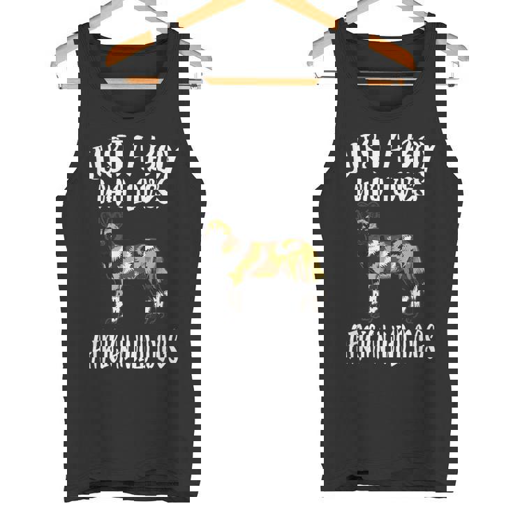 Just A Boy Who Loves African Wild Dogs Tank Top