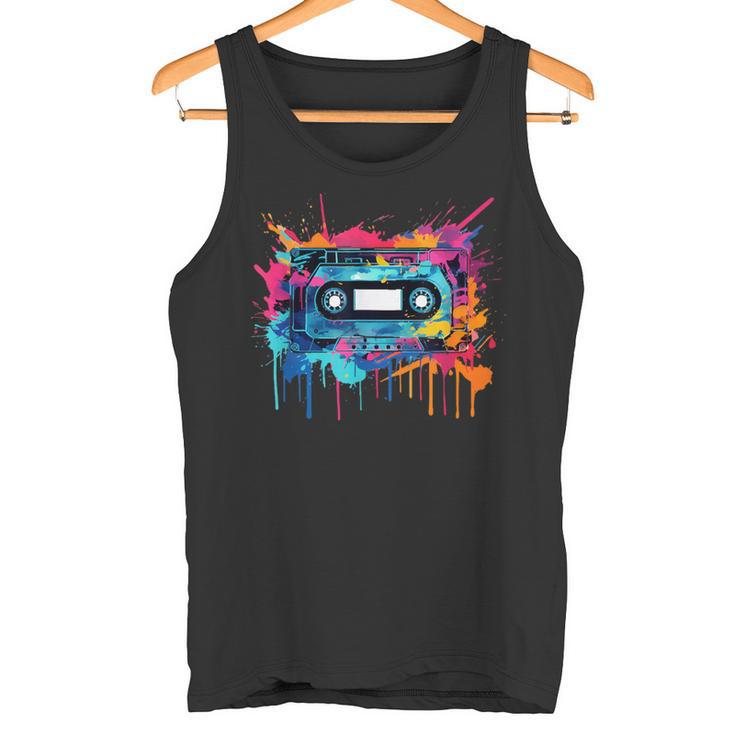 Kassetten 80Er 90Er Kassette Musik Musiker Dj Tank Top