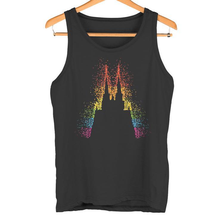 Kölner Dom Regenbogen Regenbogenfahne Pride Lgbtq Lesbisch Tank Top