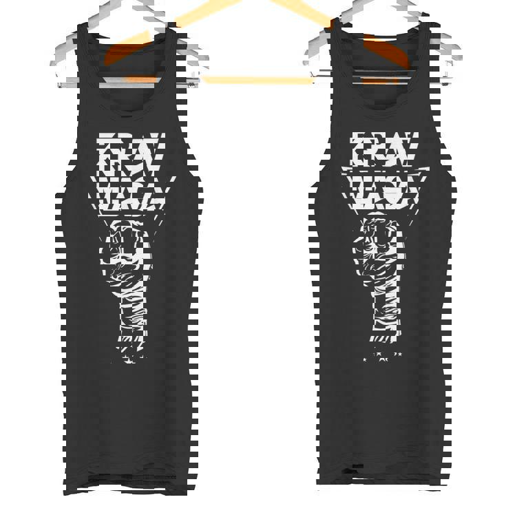 Krav Maga Artes Marciales Guerrero Entrenador Cazas Camiseta sin mangas
