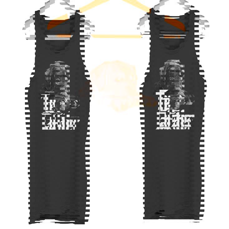 The Lab Father Brown Labrador Chocolate Retriever Dad Dog Camiseta sin mangas