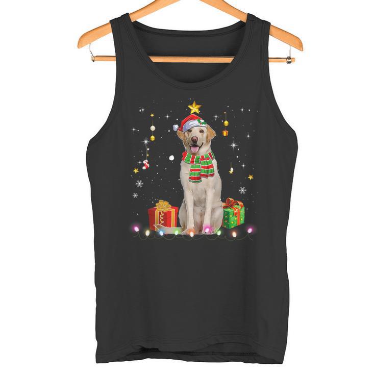 Labrador Retriever Dog Tree Christmas Jumper Xmas Dogs Tank Top