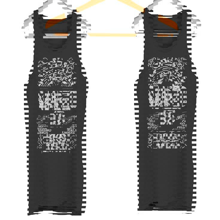 Las Leyendas Nacen En Marzo 1978 47 Años Cumpleaños Camiseta sin mangas