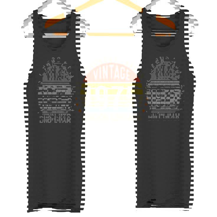 Las Leyendas Nacen Enintage 1975 50 Cumpleaños Camiseta sin mangas