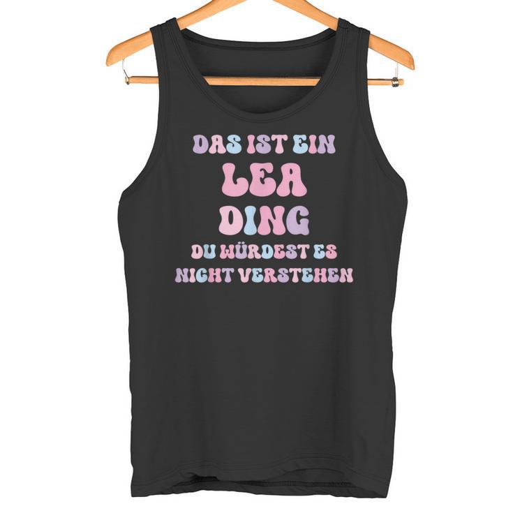 Lea Saying First Name Birthday Tank Top