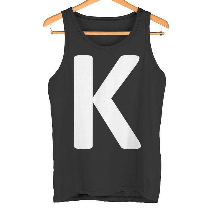 Letter K Tank Top