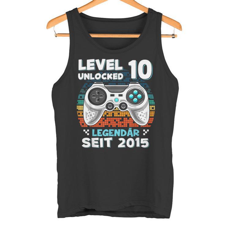 Level 10 Years Birthday Young Gamer 2015 Birthday Tank Top