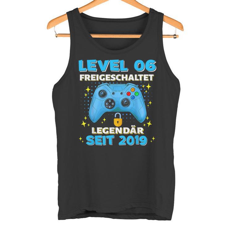 Level 6 Jahre Geburtstags Junge Gamer 2019 Geburtstag Tank Top