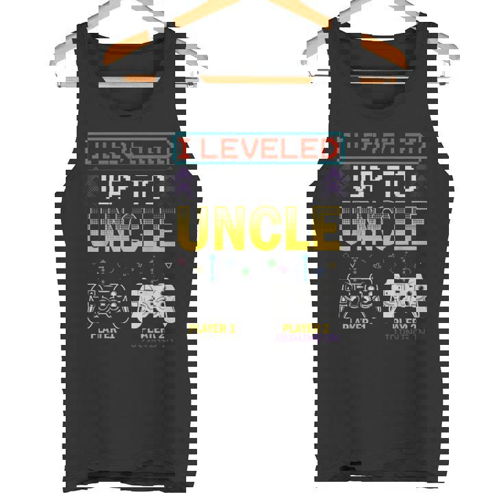 I Leveled Up To Uncle 2023 Nueva Familia Promocionada A Jugador Camiseta sin mangas