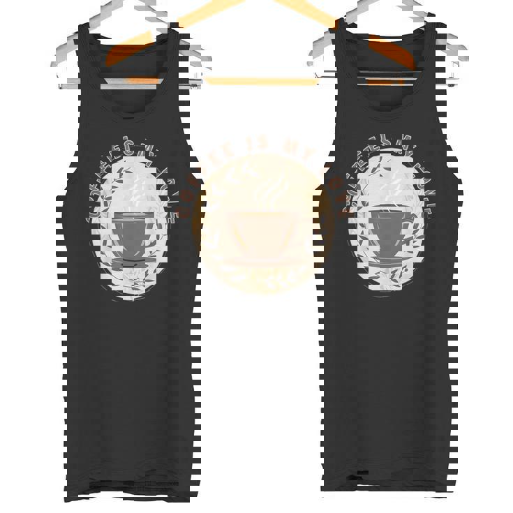 Los Amantes Del Café Disfrutarán De Este Diseño Fresco Y Elegante Camiseta sin mangas