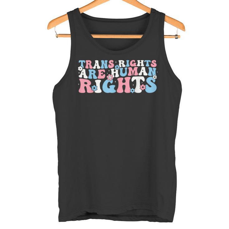 Los Derechos Trans Son El Orgullo Lgbtq Transgénero De Derechos Humanos Camiseta sin mangas