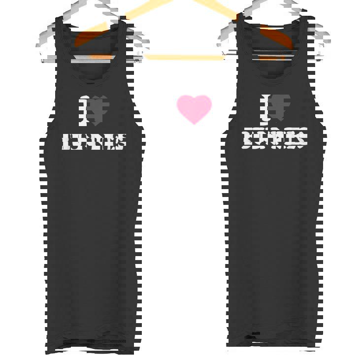I Love Bunnies I Heart Bunnies Animal Lover Tank Top
