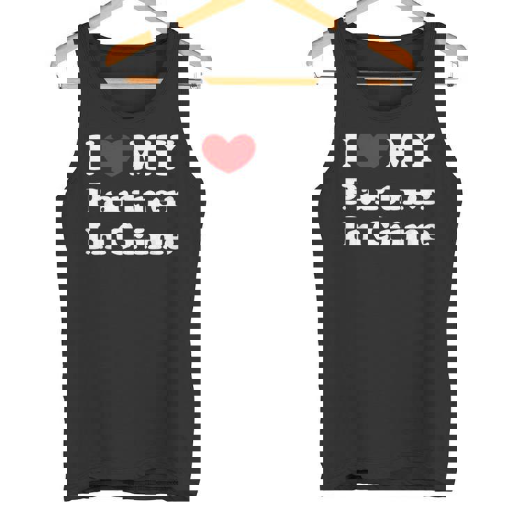 I Love My Partner In Crime I Heart My Partner In Crime Camiseta sin mangas