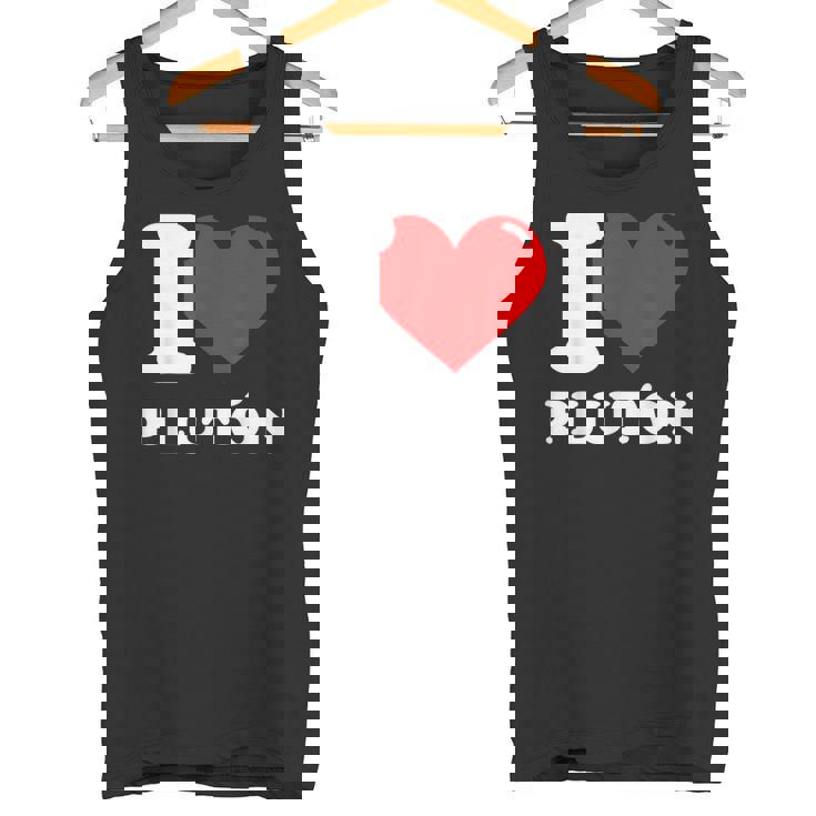 I Love Plutón Camiseta sin mangas