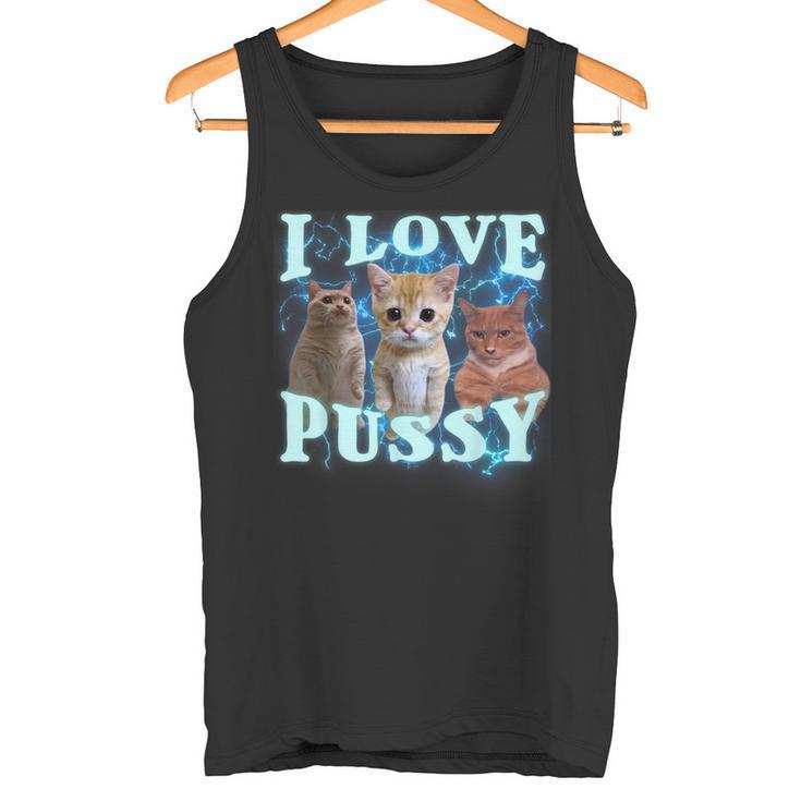 I Love Pussy Cat Tank Top