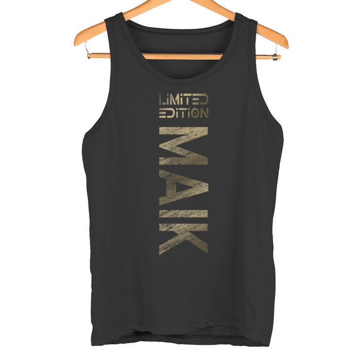 Maik Name First Name Boy Man Birthday Tank Top