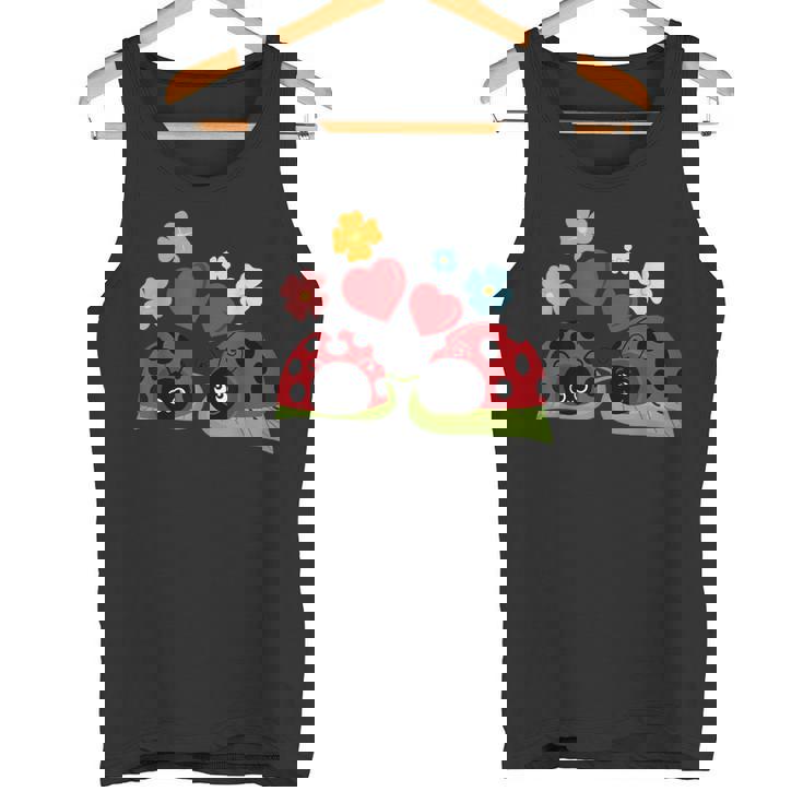 Marienkäfer Liebe I Insekt Niedlich Siebenpunkt Käfer Kinder Tank Top