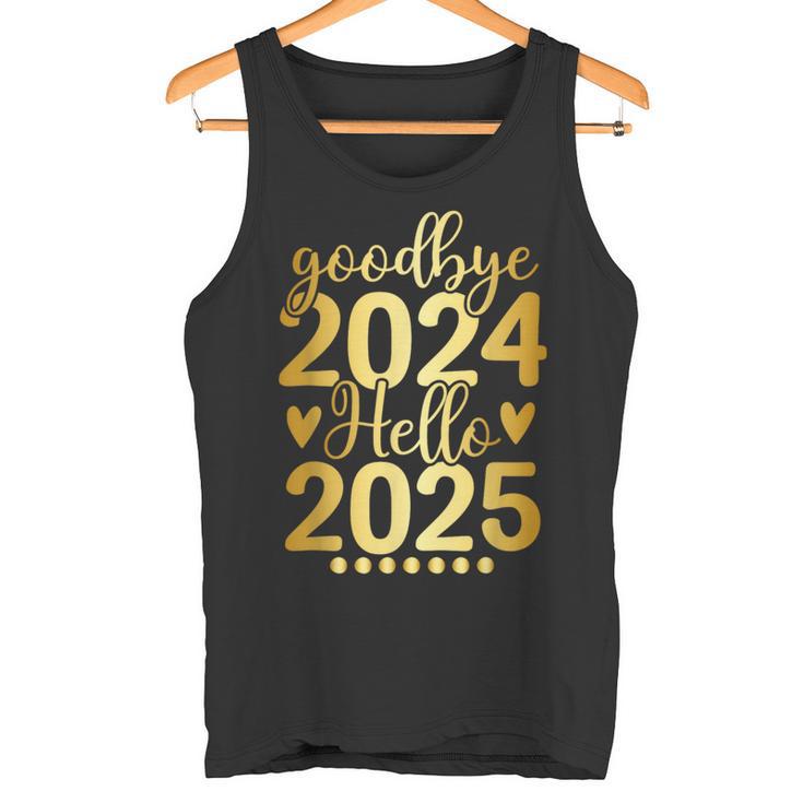 Matching Family Celebration New Year's Eve Goodbye 2024 Hello 2025 Tank Top