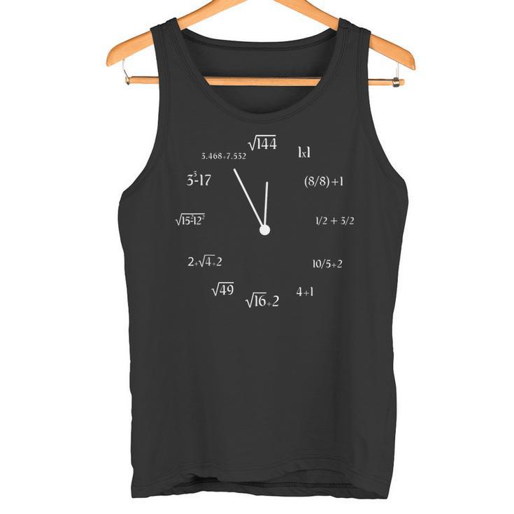 Maths Clock Meme Maths Clock Maths Tank Top