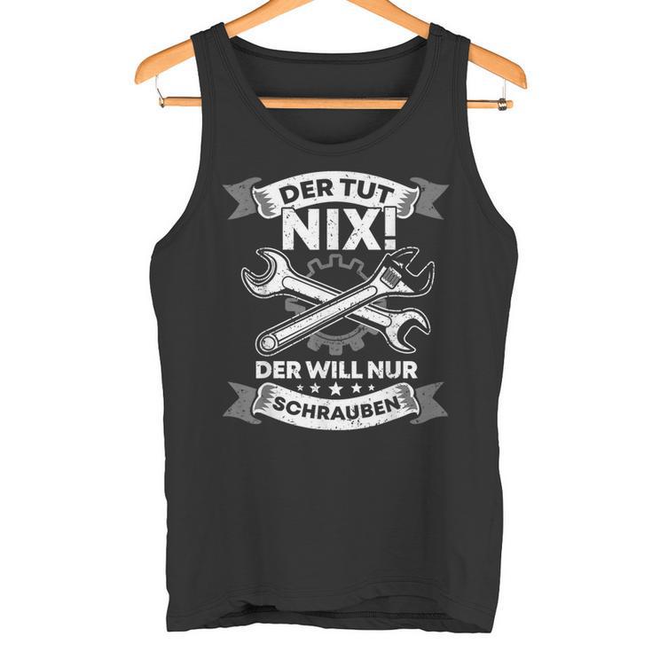 Mechanic Car Mechatronics Workshop Tank Top