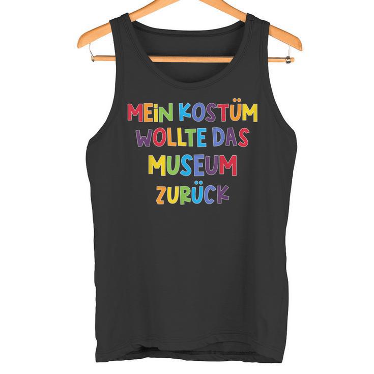 Mein Kostüm Wollte Das Museum Back Carnival & Fancy Dress Tank Top