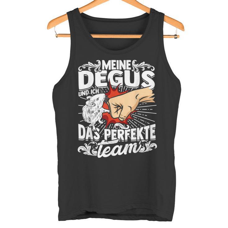 Meine Degus And Ich Das Perfekte Team Shrauchrat Degu Tank Top