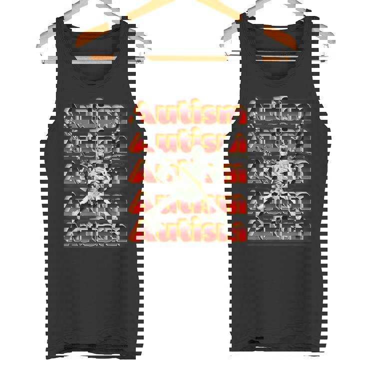Meme Autism Skeleton Camiseta sin mangas